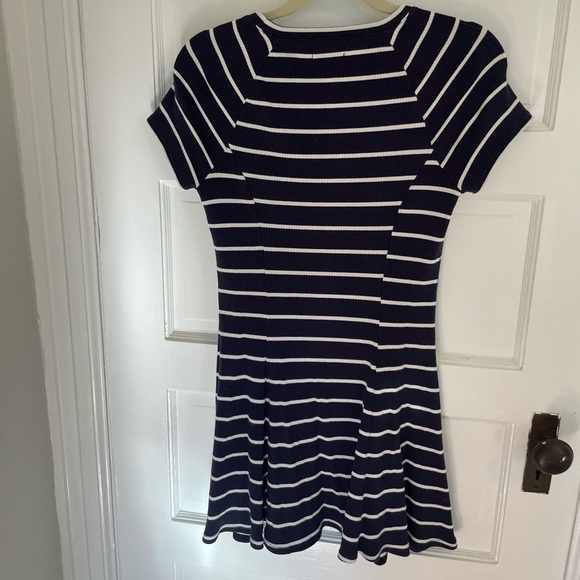 URBAN OUTFITTERS Navy and White Dress - Picture 2 of 3